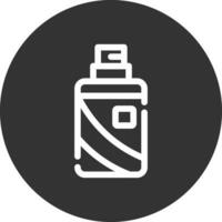 Haarspray kreatives Icon-Design vektor