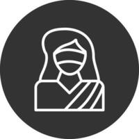 Lady Justice kreatives Icon-Design vektor