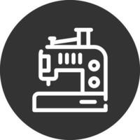 Nähmaschine kreatives Icon-Design vektor