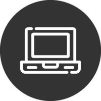 Laptop kreatives Icon-Design vektor