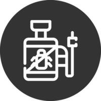 Pestizid kreatives Icon-Design vektor