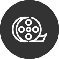 Filmrolle kreatives Icon-Design vektor