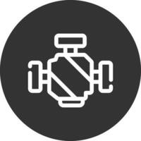 kreatives Icon-Design für Automotoren vektor