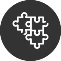 Puzzle kreatives Icon-Design vektor