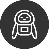 Roboter kreatives Icon-Design vektor