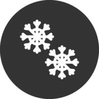 Schneeflocke kreatives Icon-Design vektor