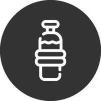 Wasserflasche kreatives Icon-Design vektor