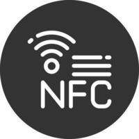 nfc kreativ ikon design vektor