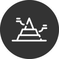 grundläggande pyramid kreativ ikon design vektor