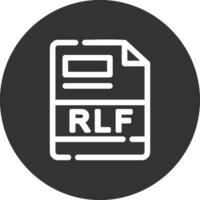 rlf kreativ ikon design vektor