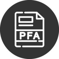 pfa kreativ ikon design vektor