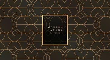 moderne Gatsby-Muster