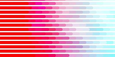 ljusblå, röd vektorlayout med linjer. vektor