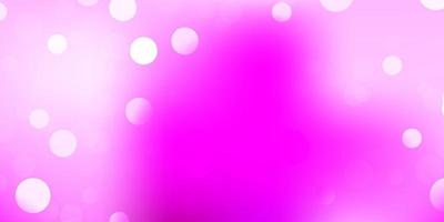 hellvioletter, rosa Vektorhintergrund mit chaotischen Formen. vektor