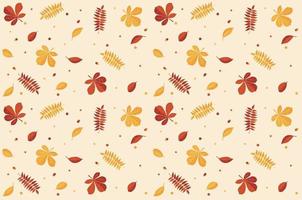 Blatt nahtlose Muster. Herbst. eingeschränkte Version. vektor