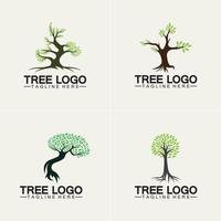 Baum-Logo-Symbol-Vektor-Illustration-Design. vektor