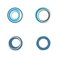 cirkel logotyp och symboler mall vektor illustration