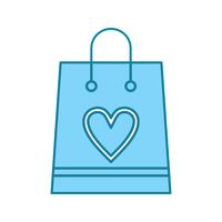 Vektor shopping väska ikon