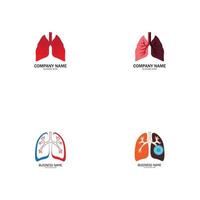 lung logotyp vektor illustration designmall