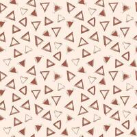 Dreiecke Hand zeichnen nahtlos Vektor Muster. nahtlos Muster zum Hintergrund, Muster füllt, Netz Seite Hintergrund, Oberfläche Texturen.