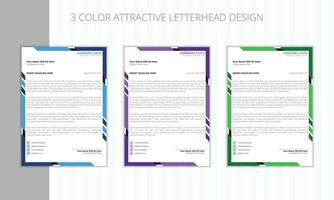 företags- och abstrakt brev design mall vektor