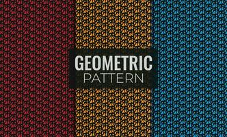 modern färgrik geometrisk bakgrund - sömlös textur mönster vektor