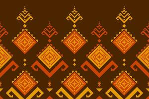 abstrakt ethnisch Muster Kunst. geometrisch nahtlos Muster im Stammes-, Volk Stickerei, und Mexikaner Stil. vektor