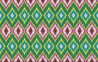 ethnisch abstrakt Ikat Kunst. aztekisch Ornament drucken. geometrisch ethnisch Muster nahtlos Farbe orientalisch. Design zum Hintergrund ,Vorhang, Teppich, Hintergrund, Kleidung, Verpackung, Batik, Vektor Illustration.