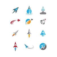 Raketenlogo-Bilder vektor