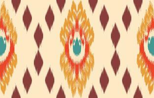 ethnisch abstrakt Ikat Kunst. aztekisch Ornament drucken. geometrisch ethnisch Muster nahtlos Farbe orientalisch. Design zum Hintergrund ,Vorhang, Teppich, Hintergrund, Kleidung, Verpackung, Batik, Vektor Illustration.