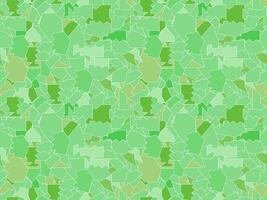 sömlös mönster av mosaik, bitar av bruten glas, is i grön färger vektor