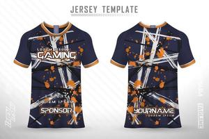 sport jersey och t-shirt mall sport jersey design vektor mockup.