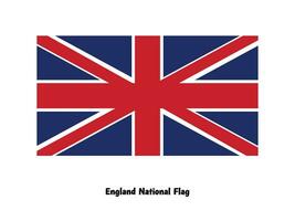 England National Flagge Vektor Illustration