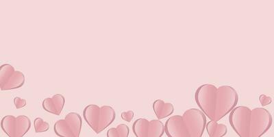 Valentinstag Tag. Herz form. Design Element zum Tapeten, Hochzeit Einladungen, Gruß Karten, Valentinstag Karten. Vektor Illustration. eps 10