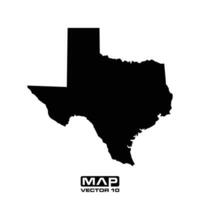 Texas Karte Vektor Elemente, Texas Karte Vektor Illustration, Texas Karte Vektor Vorlage