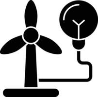 Turbine Idee Glyphe Symbol Design Stil vektor