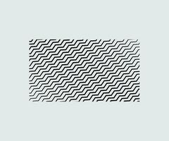 abstrakt Welle schwarz Linie und Weiß Hintergrund oder nahtlos wellig Linien Design vektor