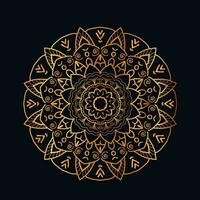 Luxus-Mandala-Design vektor