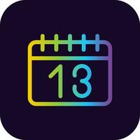 Kalender kreatives Icon-Design vektor