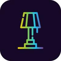 Lampe kreatives Icon-Design vektor