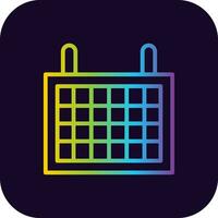 Kalender kreatives Icon-Design vektor