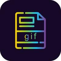 gif kreativ Symbol Design vektor