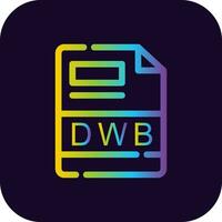 dwb kreativ Symbol Design vektor