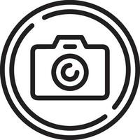 kamera fotografi ikon symbol bild vektor. illustration av multimedia fotografisk lins grapich design bilder vektor