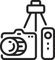 kamera fotografi ikon symbol bild vektor. illustration av multimedia fotografisk lins grapich design bilder vektor