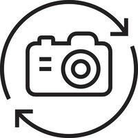 kamera fotografi ikon symbol bild vektor. illustration av multimedia fotografisk lins grapich design bilder vektor