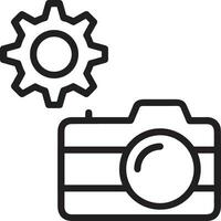 kamera fotografi ikon symbol bild vektor. illustration av multimedia fotografisk lins grapich design bilder vektor