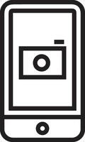 kamera fotografi ikon symbol bild vektor. illustration av multimedia fotografisk lins grapich design bilder vektor