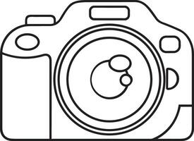 kamera fotografi ikon symbol bild vektor. illustration av multimedia fotografisk lins grapich design bilder vektor