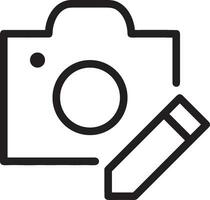 kamera fotografi ikon symbol bild vektor. illustration av multimedia fotografisk lins grapich design bilder vektor